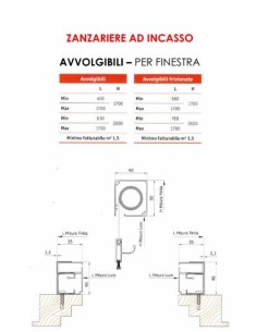 Zanzariera da incasso 2